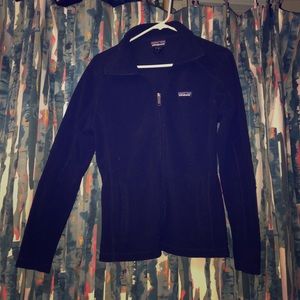 Black Patagonia Zip Up Jacket